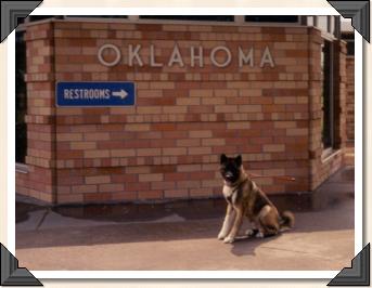 A rest area in Oklahoma